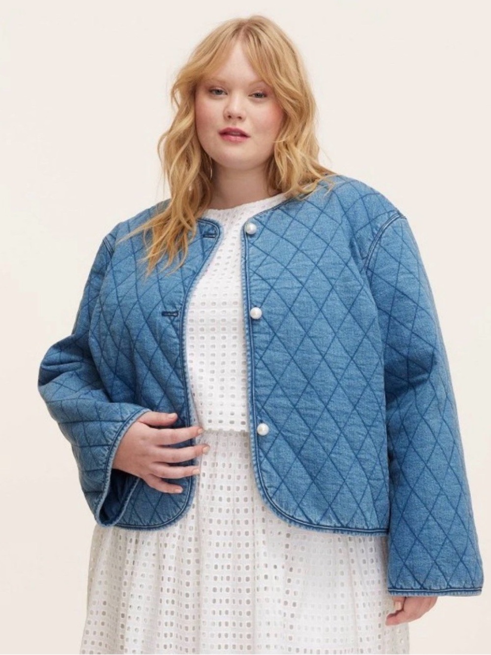Women's Quilted Denim Jacket - kate spade new york x Target